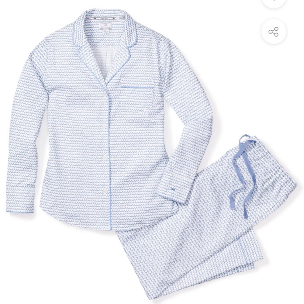 Petite Plume Womens La Mur Pajama Pant Set Size XS